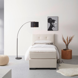 MID.YOU POSTEL BOXSPRING, 90/200 cm, krémová