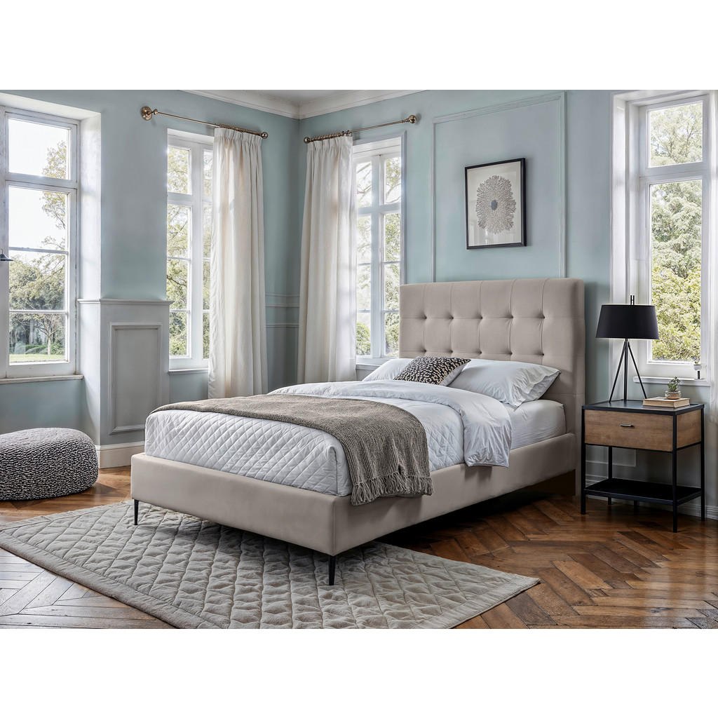 MID.YOU POSTEL BOXSPRING, 120/200 cm, krémová