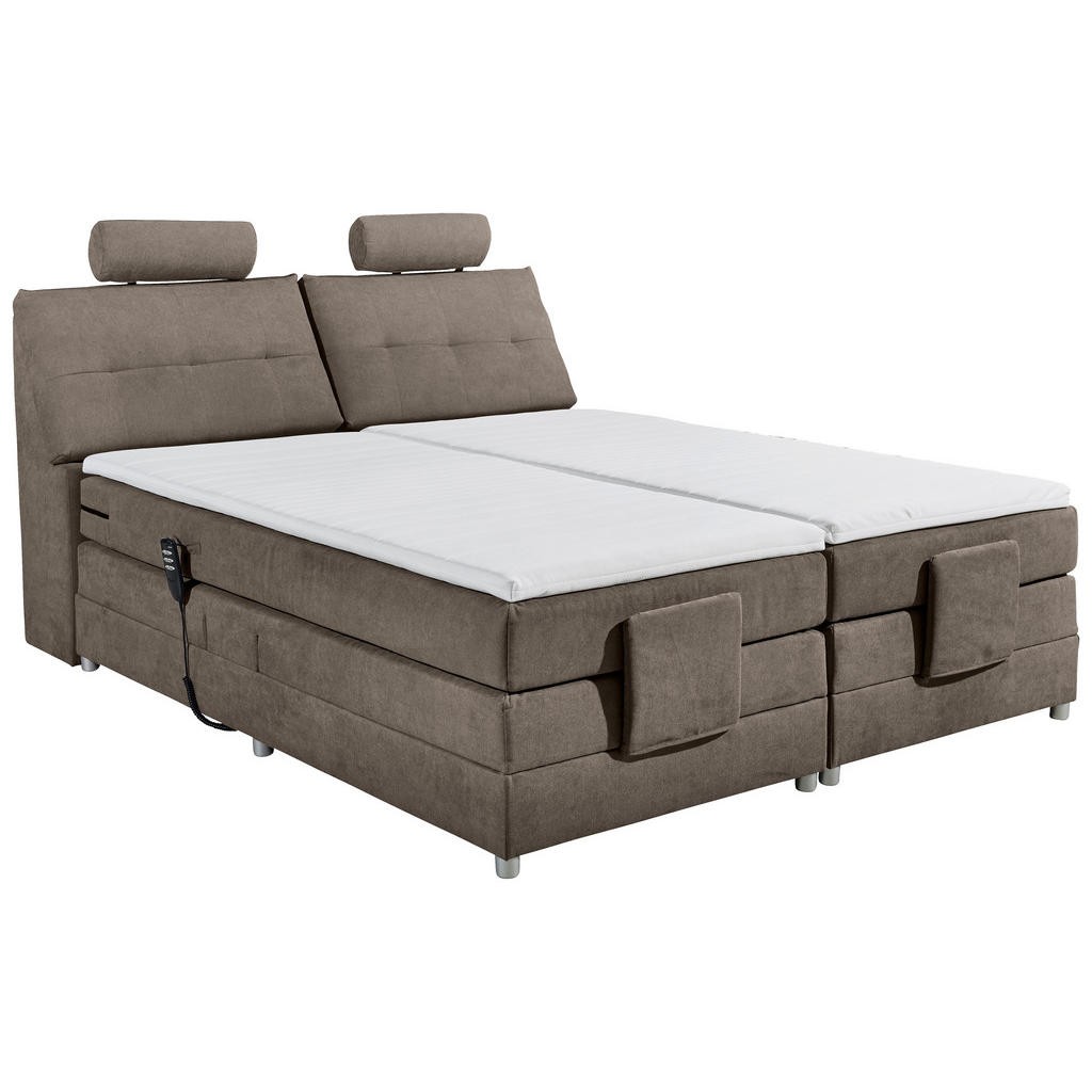 MID.YOU POSTEL BOXSPRING, 180/200 cm, hnědá
