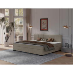 MID.YOU POSTEL BOXSPRING, 240/200 cm, béžová
