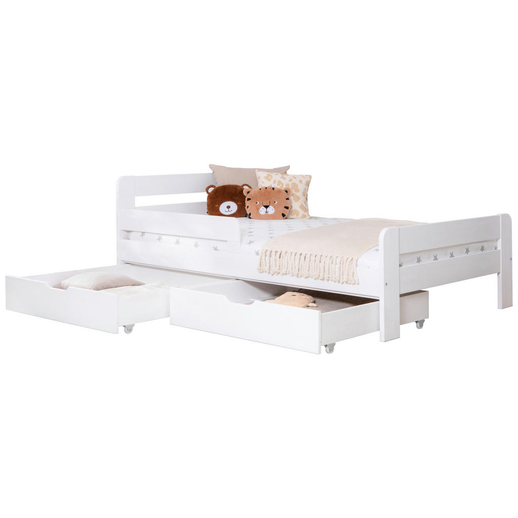 MID.YOU POSTEL S ÚLOŽNÝM PROSTOREM, 120/200 cm, bílá