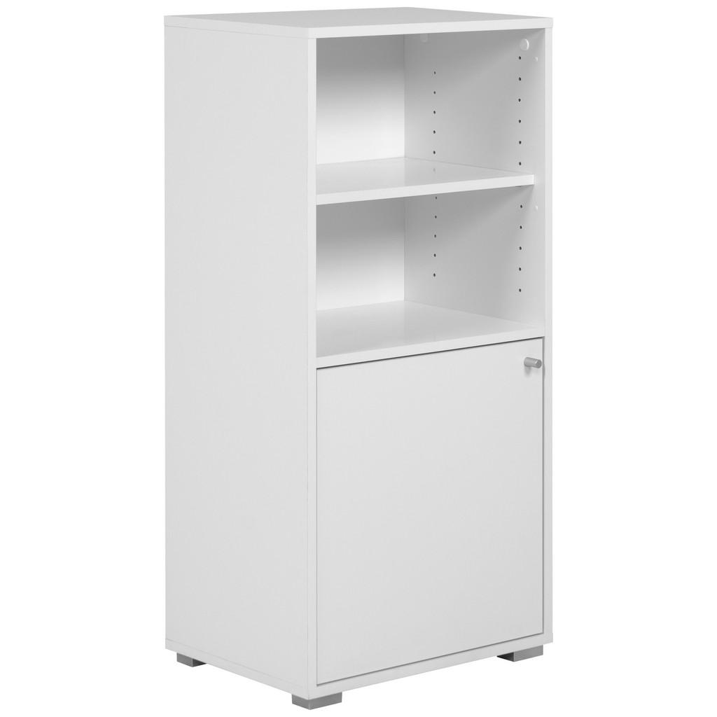 MID.YOU REGÁL, bílá, 46/96,5/33,5 cm