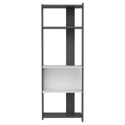 MID.YOU REGÁL, černá, bílá, 58,6/165/26,8 cm