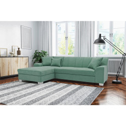 MID.YOU ROHOVÁ ROZKLÁDACÍ POHOVKA, textil, mátově zelená