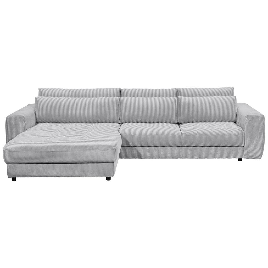MID.YOU ROHOVÁ SEDAČKA, textil, kompozitní dřevo, světle šedá