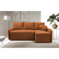 MID.YOU ROHOVÁ SEDAČKA, textil, rezavá