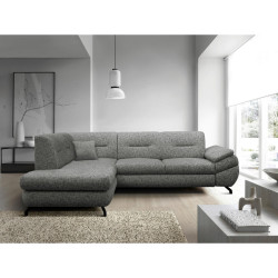 MID.YOU ROHOVÁ SEDAČKA, textil, šedá