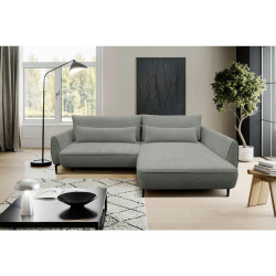 MID.YOU ROHOVÁ SEDAČKA, textil, šedá