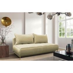 MID.YOU ROZKLÁDACÍ POHOVKA, textil, béžová