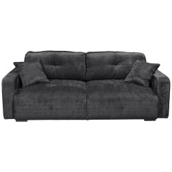 MID.YOU ROZKLÁDACÍ POHOVKA, textil, černá