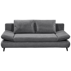MID.YOU ROZKLÁDACÍ POHOVKA, textil, kompozitní dřevo, antracitová