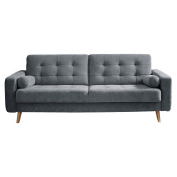 MID.YOU ROZKLÁDACÍ POHOVKA, textil, kompozitní dřevo, antracitová