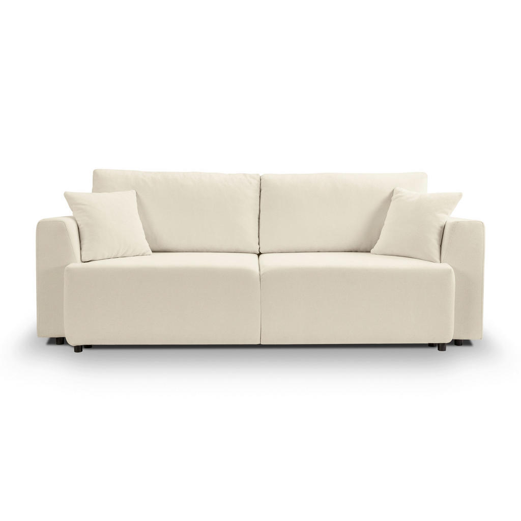 MID.YOU ROZKLÁDACÍ POHOVKA, textil, krémová