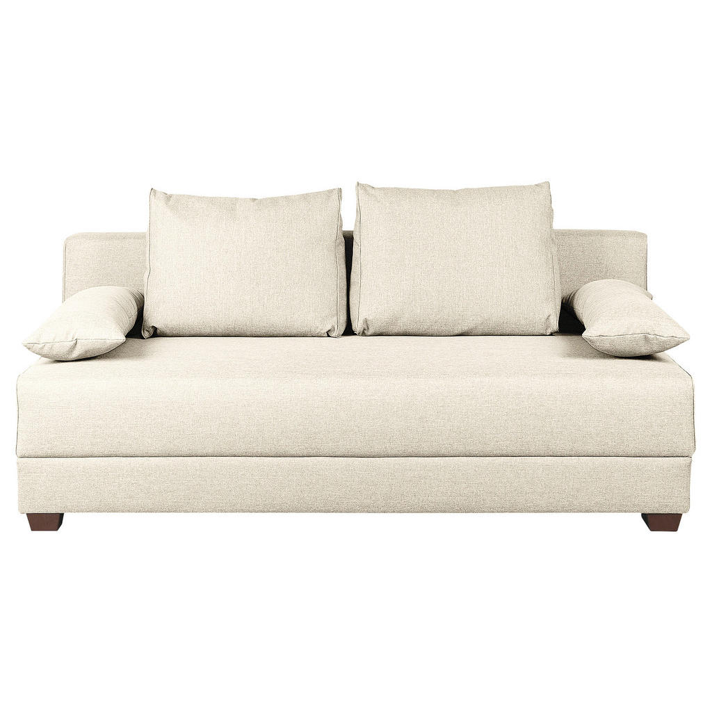 MID.YOU ROZKLÁDACÍ POHOVKA, textil, krémová