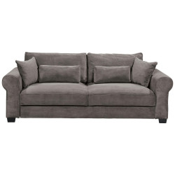 MID.YOU ROZKLÁDACÍ POHOVKA, textil, mokka