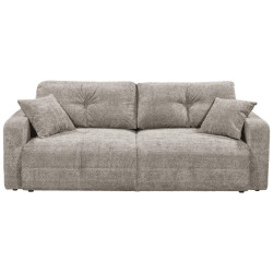 MID.YOU ROZKLÁDACÍ POHOVKA, textil, šedohnědá