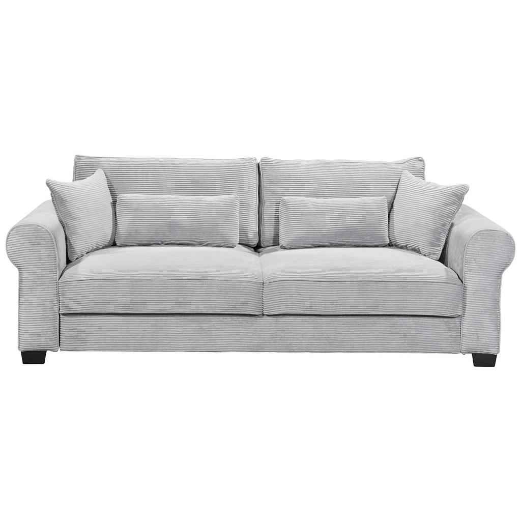 MID.YOU ROZKLÁDACÍ POHOVKA, textil, světle šedá