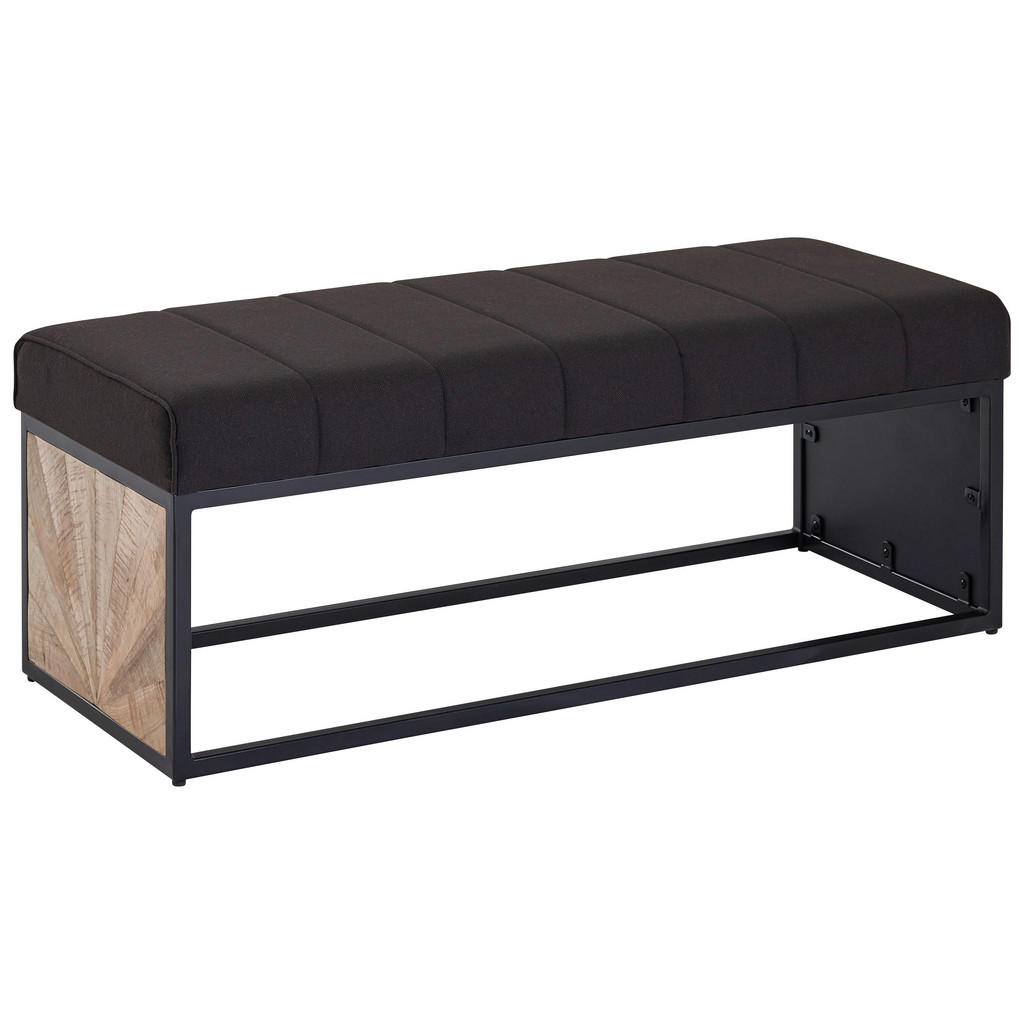 MID.YOU ŠATNÍ LAVICE, černá, 105/40/40 cm