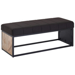 MID.YOU ŠATNÍ LAVICE, černá, 105/40/40 cm