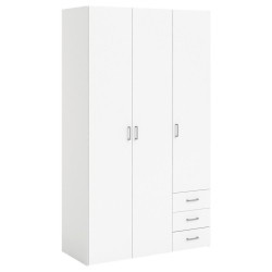 MID.YOU ŠATNÍ SKŘÍŇ, bílá, 115,8/200,4/49,5 cm
