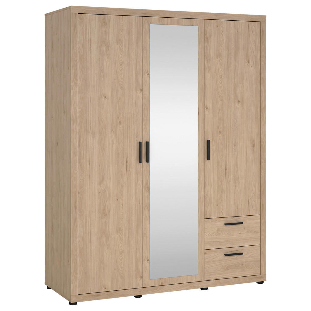 MID.YOU ŠATNÍ SKŘÍŇ S OTOČNÝMI DVEŘMI, barvy dubu, 153,6/200,9/59,8 cm