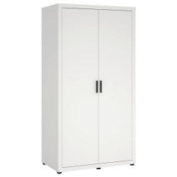 MID.YOU ŠATNÍ SKŘÍŇ S OTOČNÝMI DVEŘMI, bílá, 105,1/200,9/59,8 cm