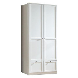 MID.YOU ŠATNÍ SKŘÍŇ S OTOČNÝMI DVEŘMI, bílá, 90/200/58 cm