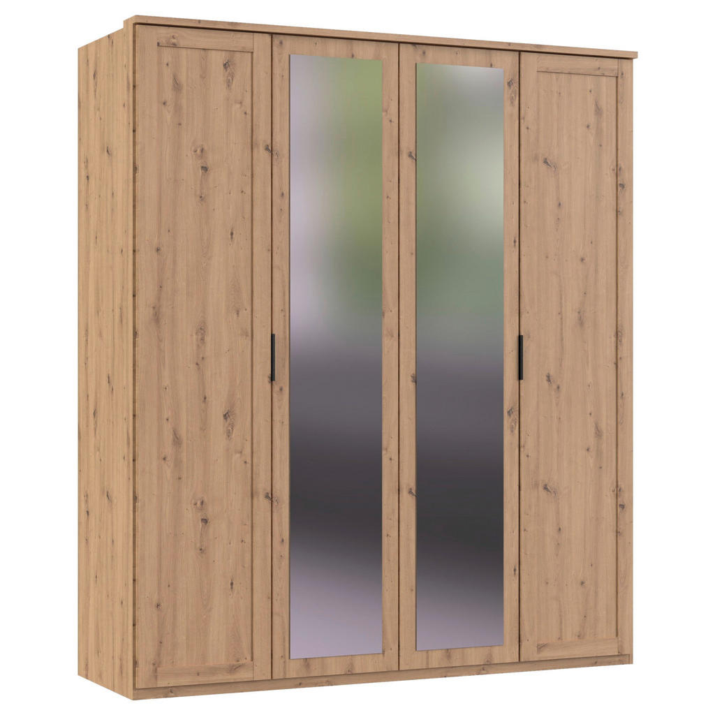 MID.YOU ŠATNÍ SKŘÍŇ S OTOČNÝMI DVEŘMI, dub artisan, 180/210/58 cm