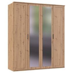 MID.YOU ŠATNÍ SKŘÍŇ S OTOČNÝMI DVEŘMI, dub artisan, 180/210/58 cm