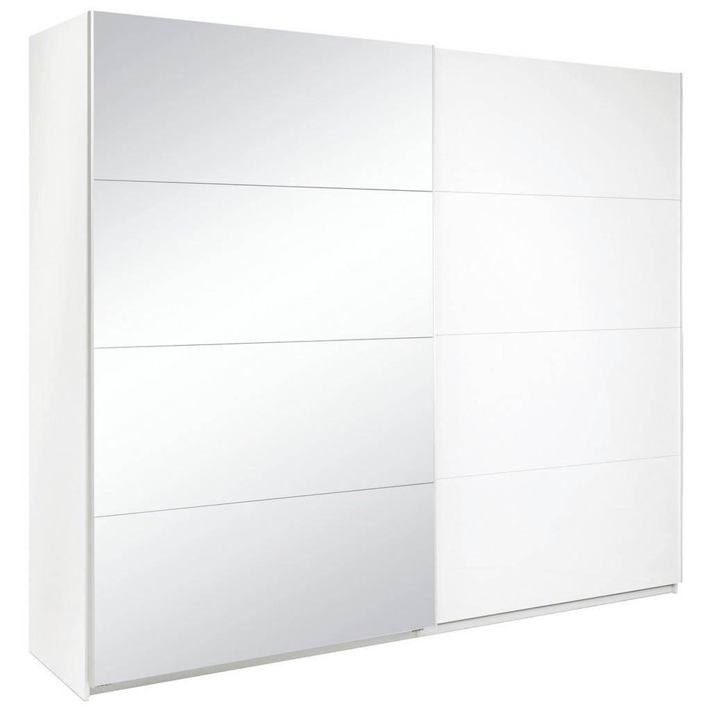 MID.YOU ŠATNÍ SKŘÍŇ S POSUVNÝMI DVEŘM, bílá, 250/210/62 cm