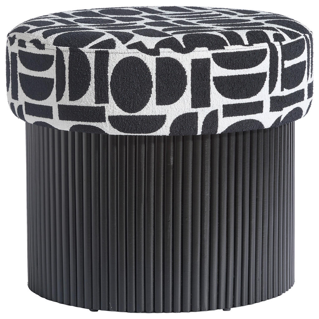 MID.YOU SEDACÍ BOX, textil, kompozitní dřevo, 50/44/50 cm