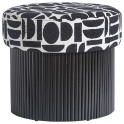 MID.YOU SEDACÍ BOX, textil, kompozitní dřevo, 50/44/50 cm