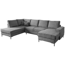 MID.YOU SEDACÍ SOUPRAVA, textil, antracitová