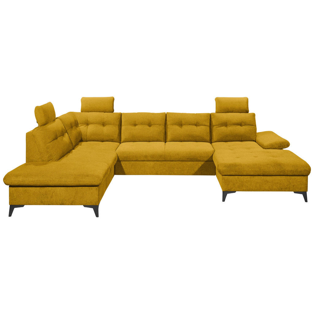 MID.YOU SEDACÍ SOUPRAVA, textil, žlutá