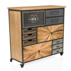 MID.YOU ŠIROKÁ KOMODA, 88/84/34 cm