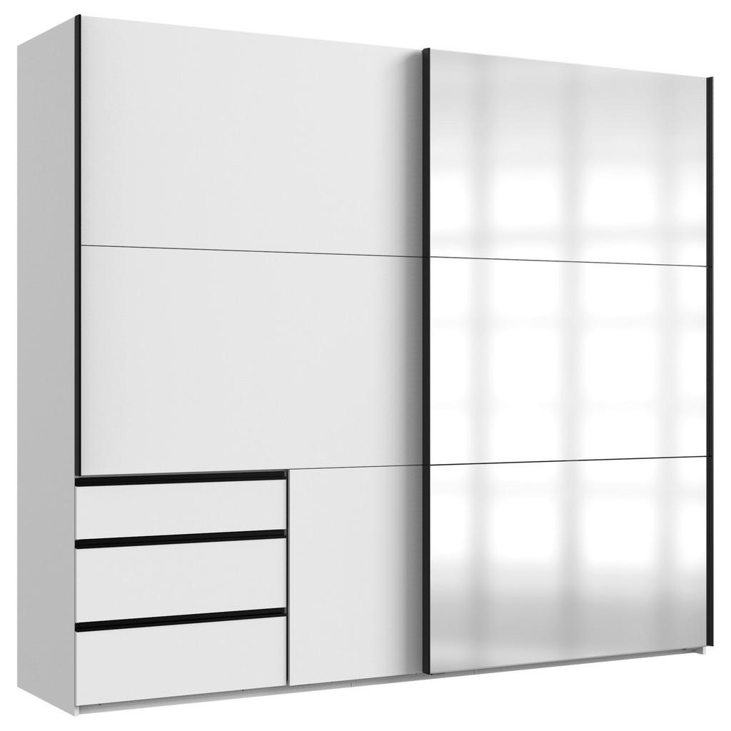 MID.YOU SKŘÍŇ S POSOUVACÍMI DVEŘMI, bílá, 250/216/65 cm