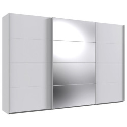 MID.YOU SKŘÍŇ S POSOUVACÍMI DVEŘMI, bílá, 360/236/64 cm