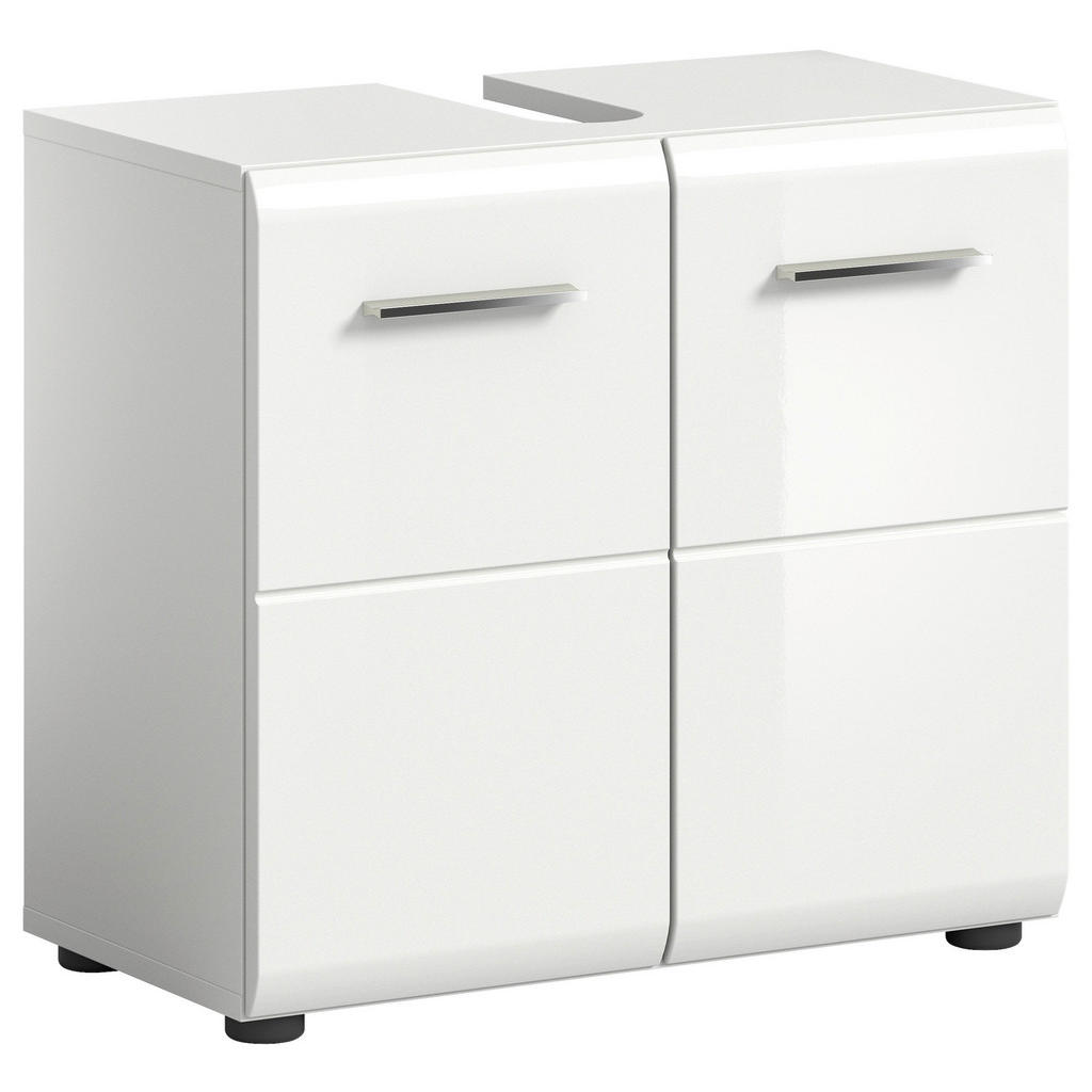 MID.YOU SKŘÍŇKA POD UMYVADLO, vysoce lesklá bílá, vysoce lesklá bílá, 60/54/32 cm