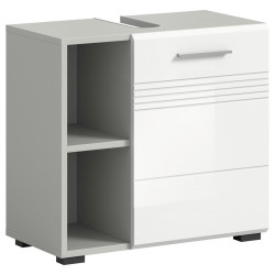 MID.YOU SKŘÍŇKA POD UMYVADLO, bílá, šedá, 60/56/32 cm