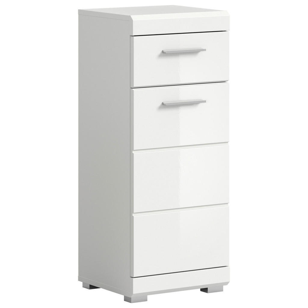 MID.YOU SPODNÍ SKŘÍŇKA, vysoce lesklá bílá, vysoce lesklá bílá, 37/88/31 cm