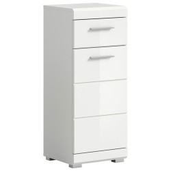 MID.YOU SPODNÍ SKŘÍŇKA, vysoce lesklá bílá, vysoce lesklá bílá, 37/88/31 cm