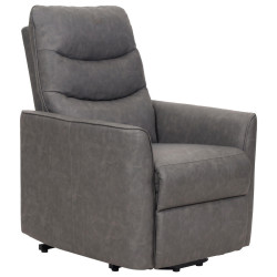 MID.YOU TELEVIZNÍ KŘESLO, textil, šedá