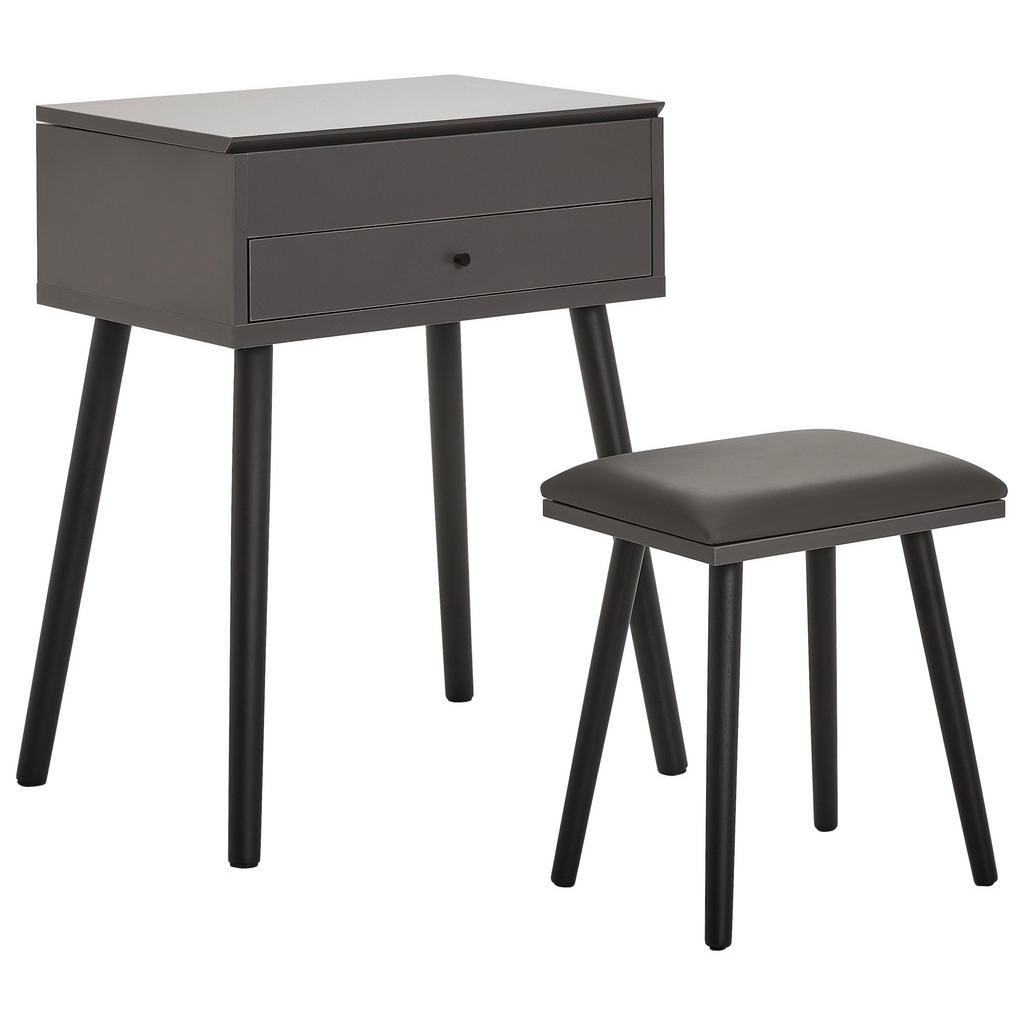 MID.YOU TOALETNÍ STOLEK, šedá, černá, bílá, 60/82/42 cm