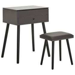 MID.YOU TOALETNÍ STOLEK, šedá, černá, bílá, 60/82/42 cm