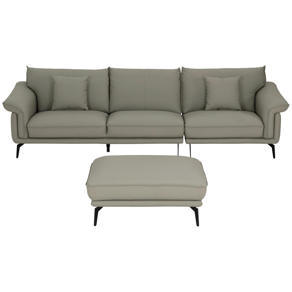 MID.YOU TŘÍMÍSTNÁ POHOVKA, textil, šedohnědá