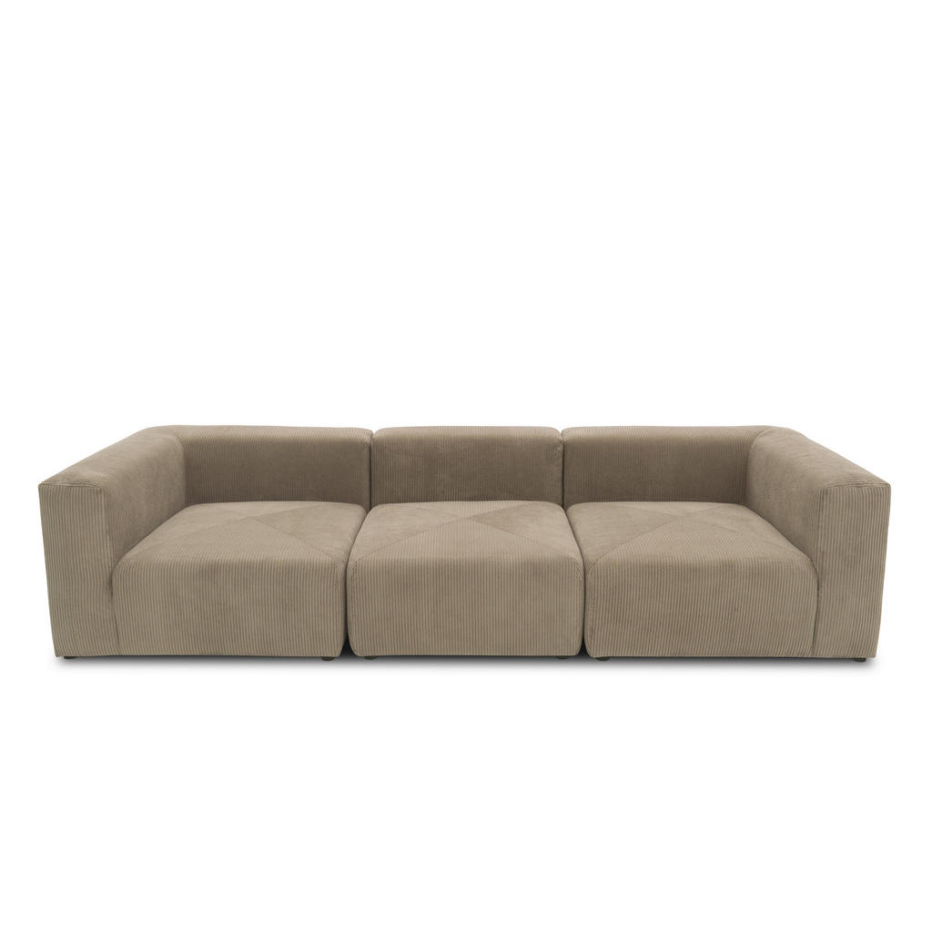 MID.YOU TŘÍMÍSTNÁ POHOVKA, textil, jílová barva