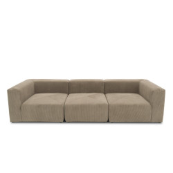 MID.YOU TŘÍMÍSTNÁ POHOVKA, textil, jílová barva