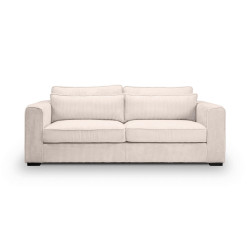 MID.YOU TŘÍMÍSTNÁ POHOVKA, textil, šedobéžová