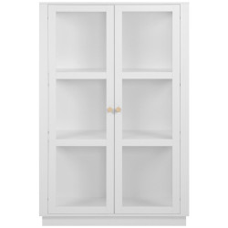 MID.YOU VITRÍNA, bílá, 100/150/40 cm