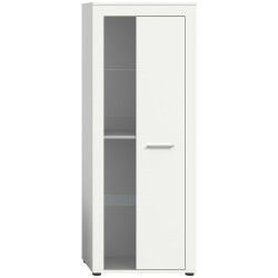 MID.YOU VITRÍNA, bílá, 60/159/35 cm